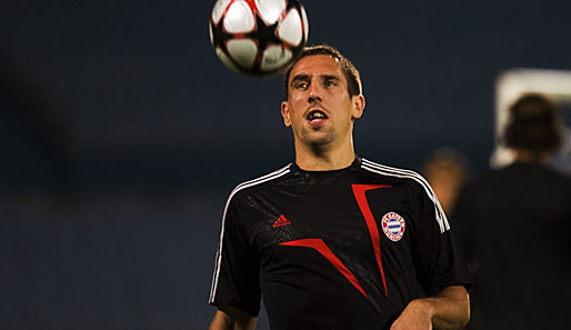 Franck Ribery bestritt in dieser Saison erst sechs Spiele in der Bundesliga für Bayern