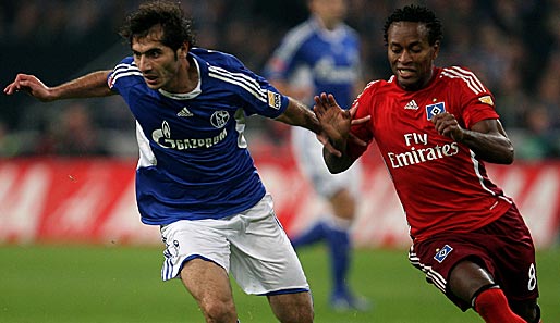 Halil Altintop (l.) kam bei Schalke in dieser Saison meist nur zu Teileinsätzen