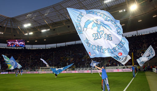 Die Hoffenheimer Fans dürfen im Januar auch in München ihre Flaggen schwenken