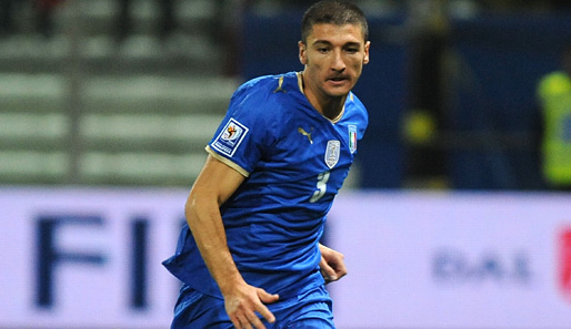 Salvatore Bocchetti gab am 10. Oktober in Irland sein Länderspieldebüt für die Squadra Azzurra