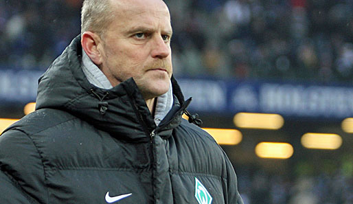 Thomas Schaaf ging nach der Derby-Pleite gegen Hamburg mit seinen Spielern hart ins Gericht