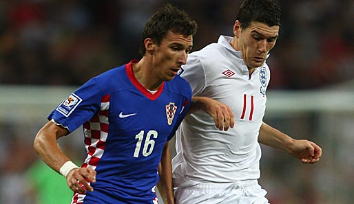 Mario Mandzukic (l.) ist aktueller kroatischer Nationalspieler