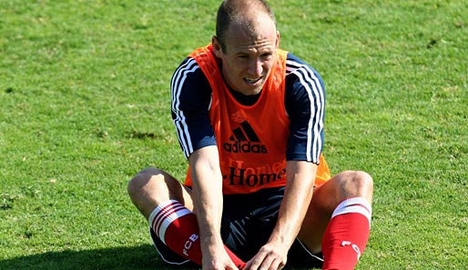 Arjen Robben lief in der Hinrunde neunmal für Bayern München in der Bundesliga auf