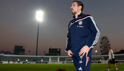 Franck Ribery kam in der Hinrunde nur auf sechs Bundesliga-Einsätze