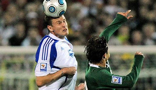 Absolvierte bislang 28 Länderspiele für die Slowakei: Jan Durica (l.)