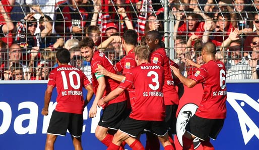 Der SC Freiburg konnte in dieser Saison erst einen Heimsieg bejubeln (3:0 gegen Mönchengladbach)