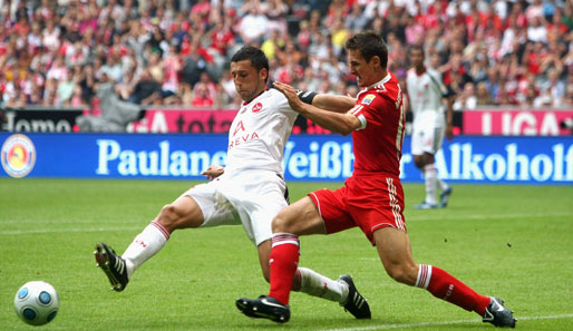 Im Hinspiel Bayern gegen Nürnberg gab es ein hart umkämpftes 2:1 für die Münchner