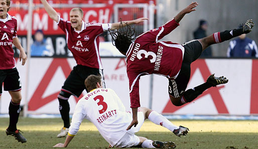 Breno (r.) wechselte 2008 für 12,3 Millionen vom Sao Paulo FC zu Bayern München