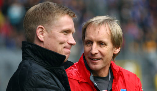 Hans-Dieter Hermann (r.) und 1899 Hoffenheim gehen ab der kommenden Saison getrennte Wege