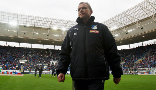 Hoffenheim-Trainer Ralf Rangnick steht wegen Erfolglosigkeit in der Kritik