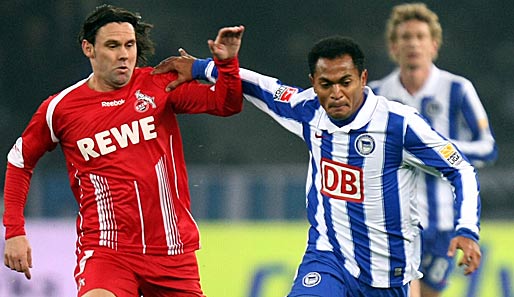 Das Hinspiel zwischen Hertha BSC und dem 1. FC Köln in Berlin endete 0:1