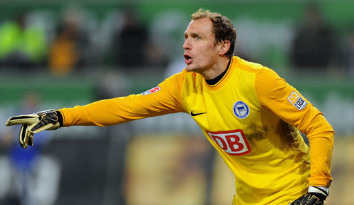 Jaroslav Drobny hütet seit Juli 2007 das Tor von Hertha BSC