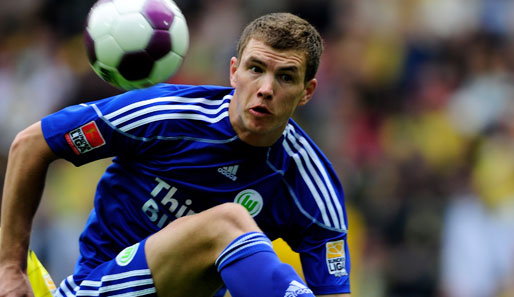 Edin Dzeko erzielte in 94 Bundesligaspielen 56 Tore für den VfL Wolfsburg
