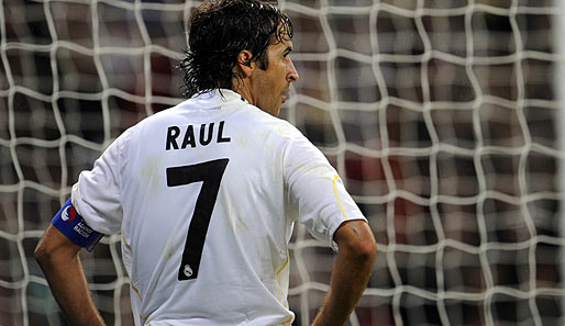 Raul verbrachte seine ganze bisherige Karriere bei Real Madrid