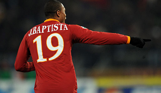 Julio Baptista wechselte im Sommer 2008 für rund zehn Millionen Euro von Real Madrid zum AS Rom