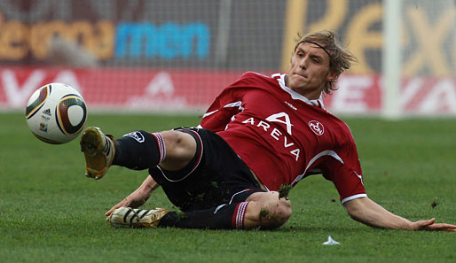 Marcel Risse gab im Mai 2008 gegen Hertha BSC sein Bundesligadebüt