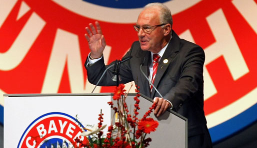 Bayern-Ehrenpräsident Franz Beckenbauer wird am 11. September 65 Jahre alt