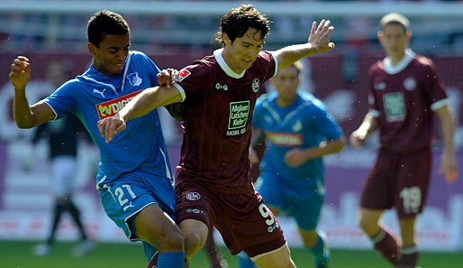 Srdjan Lakic (im Duell mit Hoffenheims Luiz Gustavo) erzielte in den ersten sechs Spielen vier Tore