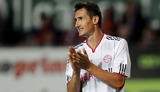 Miroslav Klose erzielte sein letztes Bundesligator für den FC Bayern im April