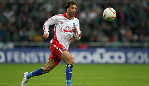 Ruud van Nistelrooy spielte vier Jahre bei Real Madrid, bevor er 2010 zum Hamburger SV kam