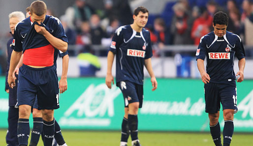 Der 1. FC Köln hat keines seiner letzten sechs Spiele gewonnen