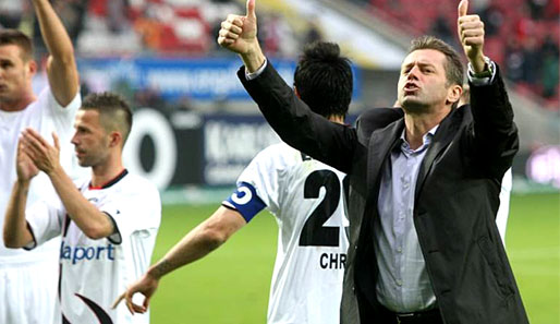 Michael Skibbe trat bei Eintracht Frankfurt 2009 die Nachfolge von Friedhelm Funkel an