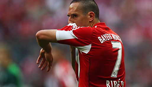 Franck Ribery will am Samstag gegen Nürnberg wieder für den FC Bayern spielen