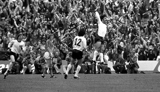München, 7. Juli 1974: Gerd Müller macht das entscheidende 2:1 gegen die Niederlande im WM-Finale