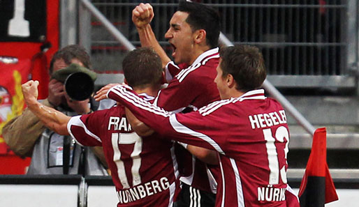 Ilkay Gündogan erzielte bei Nürnbergs Sieg gegen Köln einen Treffer