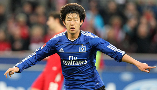 Heung Min Son verlängerte seinen Vertrag in Hamburg vorzeitig bis 2014