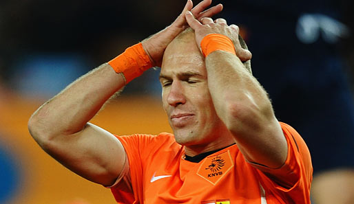 Arjen Robben kehrte verletzt von der Nationalmannschaft zu den Bayern zurück