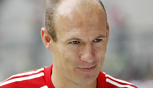 Der 26-jährige Arjen Robben wechselte 2009 von Real Madrid zum FC Bayern München