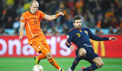 Seit dem Finale gegen Spanien stand Arjen Robben nicht mehr auf dem Platz