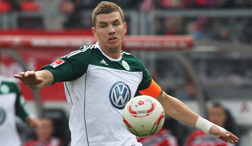 Edin Dzeko hat in 110 Bundesligapartien 64 mal für den VfL Wolfsburg getroffen
