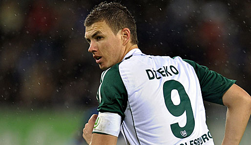 Edin Dzeko trug bis zu seinem Wechsel zu Manchester City die Kapitänsbinde in Wolfsburg