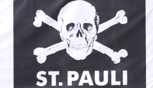 Das Totenkopf-Logo des FC St. Pauli