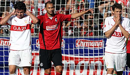 Der SC Freiburg gewann das Hinspiel zu Hause gegen den VfB Stuttgart mit 2:1