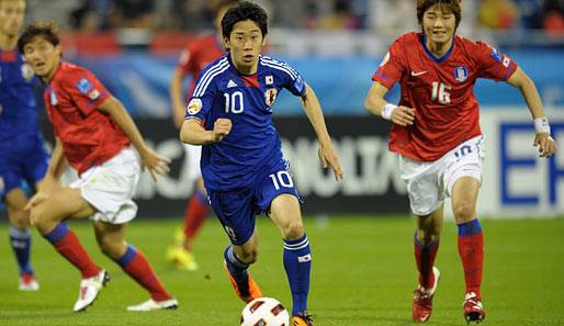 Shinji Kagawa führte Japan bis ins Halbfinale des Asien-Cups und muss nun verletzt zusehen
