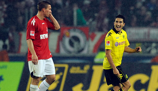 Im Hinspiel ging es zwischen Lukas Podolski (l.) und Nuri Sahin vor allem verbal heiß zur Sache