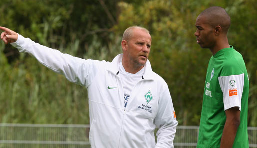 Naldo setzt seine Hoffnungen auf den Klassenerhalt von Werder Bremen in Thomas Schaaf