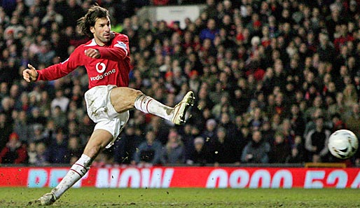 Ruud van Nistelrooy spielte bereits von 2001 bis 2006 für Manchester United