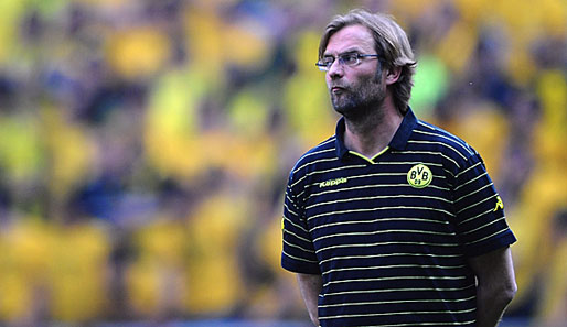 Jürgen Klopp steht mit Borussia Dortmund vor dem Gewinn der deutschen Meisterschaft
