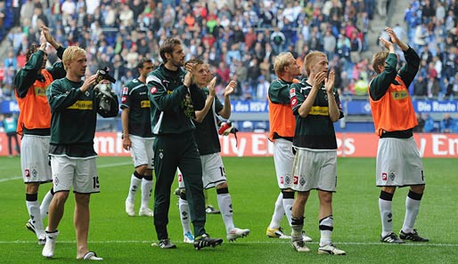 Mit einer starken Aufholjagd noch auf den Relegationsplatz gerettet: Borussia Mönchengladbach