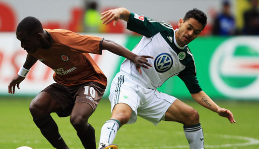Wolfsburgs Josue (r.) steht angeblich bei Dynamo Moskau auf der Liste