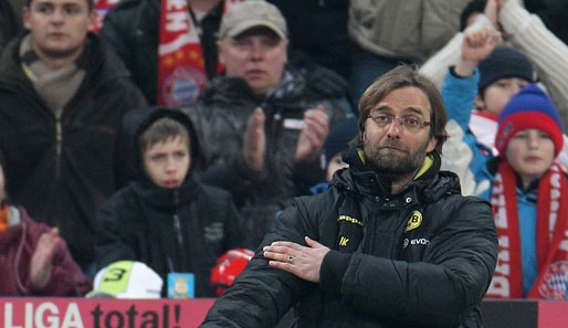 Dortmunds Coach Jürgen Klopp tippt, dass die Meisterschaft 2011/2012 an die Bayern geht