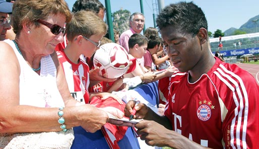 Der junge Österreicher David Alaba kommt auch bei den Fans des FC Bayern zunehmend gut an
