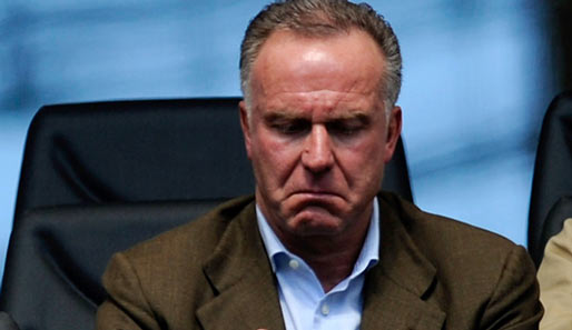 Möglicherweise reagierte Bayern-Boss Rummenigge so auf die Antwort von Juventus Turin