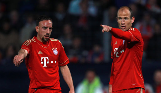 Franck Ribery (l.) und Arjen Robben trainieren wieder mit der Mannschaft