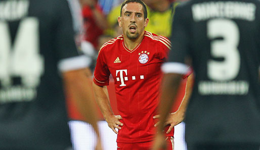 Franck Ribery fehlte im DFB-Pokal in Braunschweig, gegen Gladbach spielte er 30 Minuten