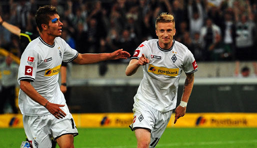 Borussia Mönchengladbach ist mit Marco Reus (r.) sehr erfolgreich in die Saison gestartet